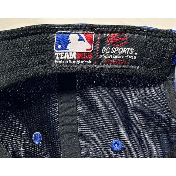 KC Royals Youth MLB Baseball Cap Adjustable Blue Team MLB Logo on the side - Picture 5 of 6